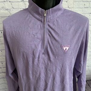 PETER MILLAR mens size large 1/4 zip pullover sweater